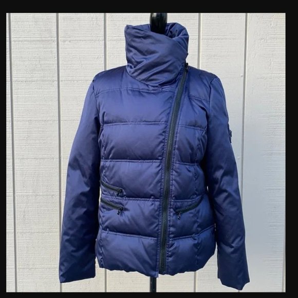 Down Size S Jacket Asymmetrical Zip Marc New York by Andrew Marc - Picture 16 of 16